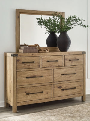 Ridgester Dresser and Mirror - Barr’s Furniture (Riverside CA)