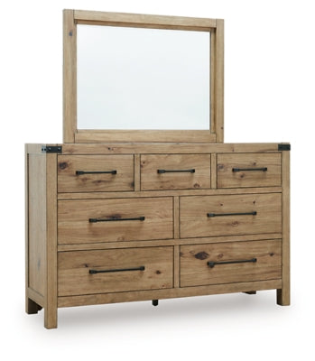 Ridgester Dresser and Mirror - Barr’s Furniture (Riverside CA)