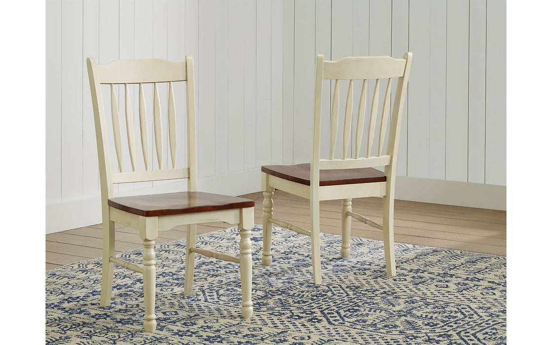 British Isles Slat Back Side Chair