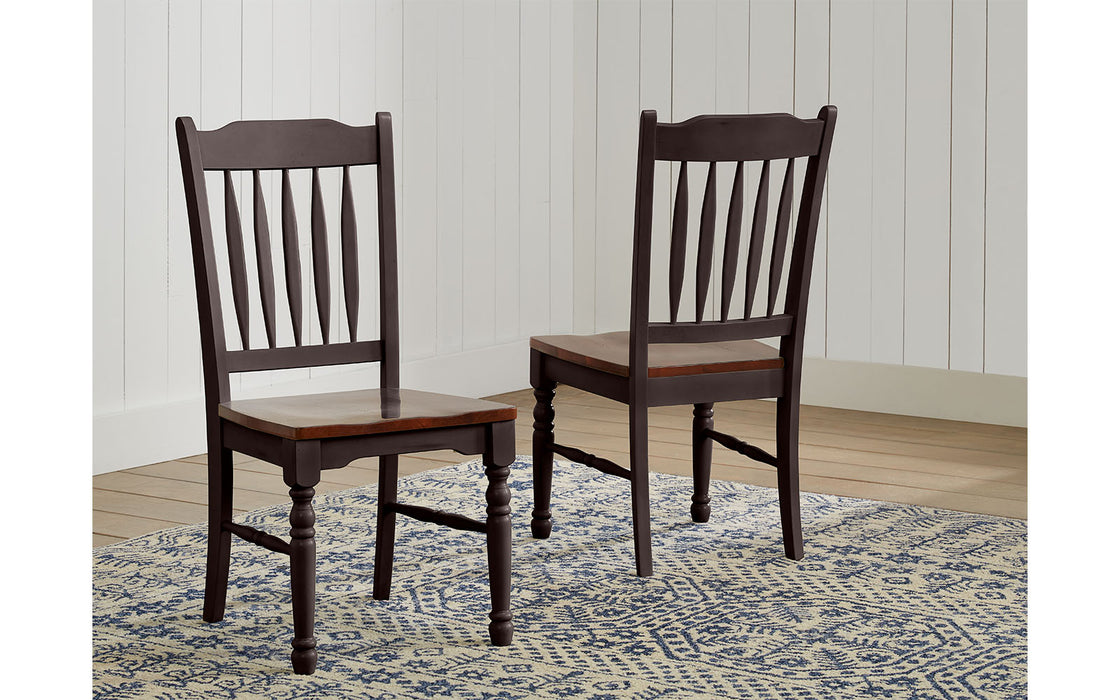 British Isles Slat Back Side Chair