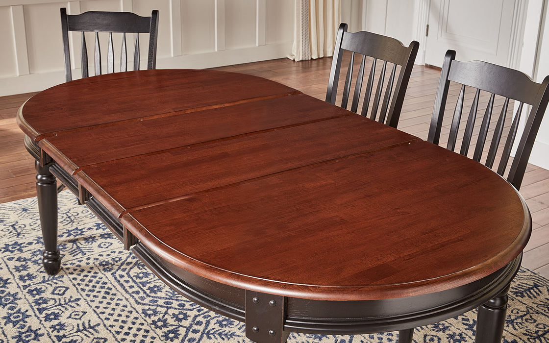 British Isles Oval Extending Leg Table