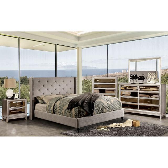 Anabelle Bed Blue & Gray