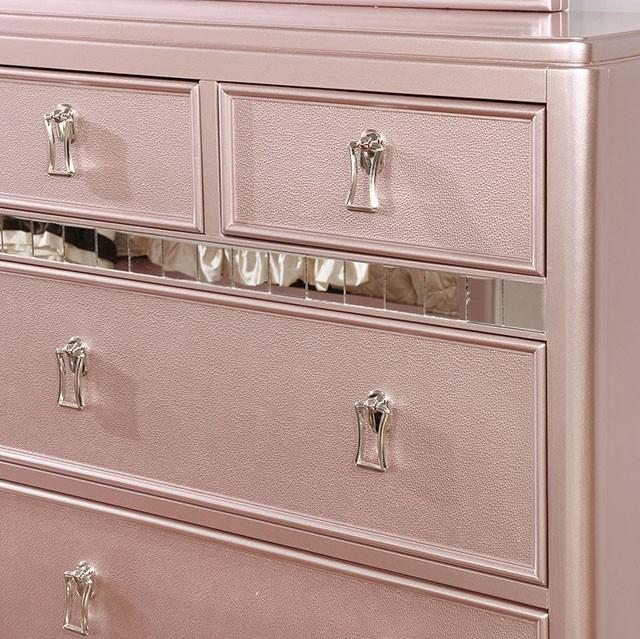Ariston Rose Gold Dresser - Barr’s Furniture (Riverside CA)