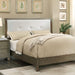 Enrico Full Queen Bed Brown, Black, & Cherry - Barr’s Furniture (Riverside CA)