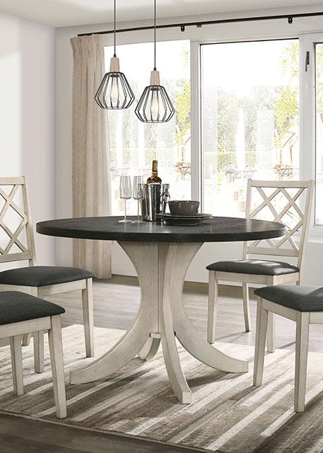 HALEIGH Round Dining Table - Barr’s Furniture (Riverside CA)