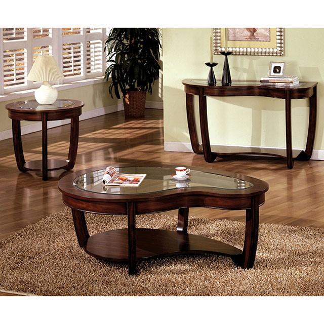 Crystal Falls Dark Cherry End Table - Barr’s Furniture (Riverside CA)