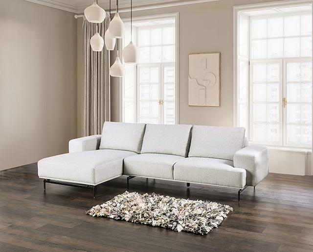 Baerum Sectional, Left & Right Chaise Beige & Gray - Barr’s Furniture (Riverside CA)
