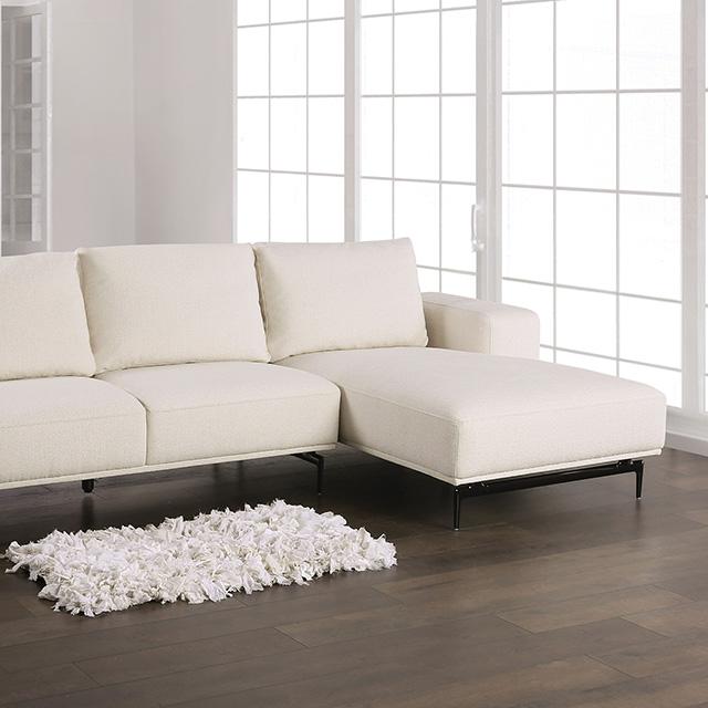 Baerum Sectional, Left & Right Chaise Beige & Gray - Barr’s Furniture (Riverside CA)
