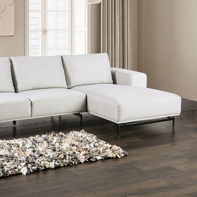 Baerum Sectional, Left & Right Chaise Beige & Gray - Barr’s Furniture (Riverside CA)