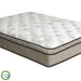 Lilium White/Brown 13" Euro Pillow Top Mattress, Twin - Barr’s Furniture (Riverside CA)