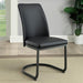 Saskia Dark Gray/Black Side Chair (2/CTN) - Barr’s Furniture (Riverside CA)