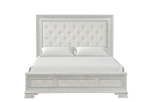 Stella Mia Bed White & White