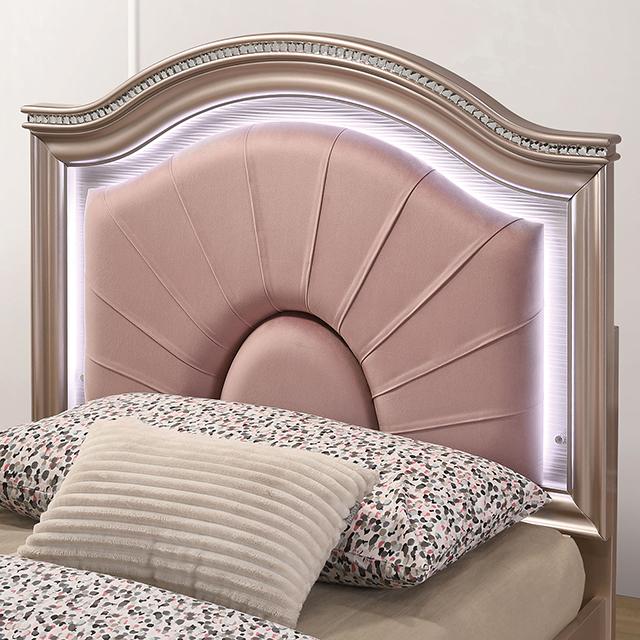 ALLIE Full Bed, Rose Gold