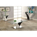 SLOANE White/Dark Gray/Chrome Sofa Table - Barr’s Furniture (Riverside CA)