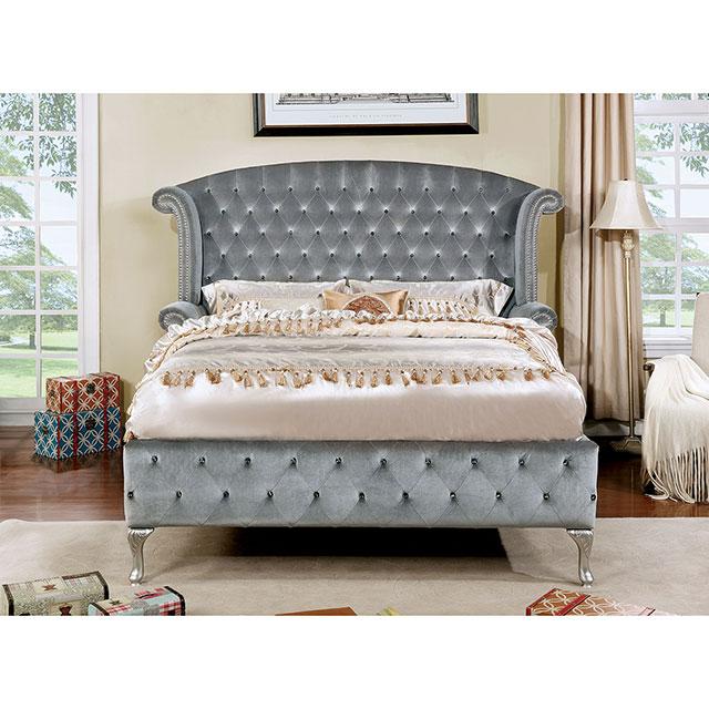 Alzir Night Stand Gray