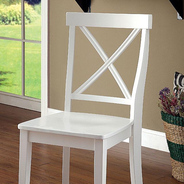 PENELOPE White Side Chair (2/CTN) image