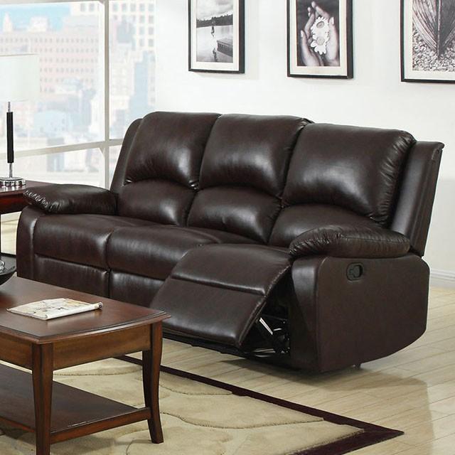 Oxford Rustic Dark Brown Motion Sofa image