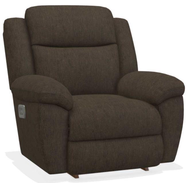 La-Z-Boy Joel Chocolate Power Rocking Recliner with Headrest