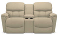 La-Z-Boy Kipling Toast Power Reclining Loveseat With Headrest and Console image