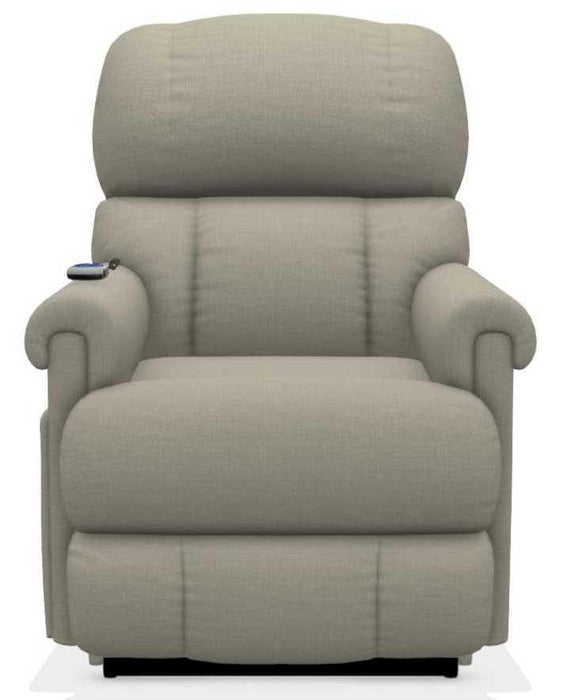 La-Z-Boy Pinnacle Platinum Linen Power Lift Recliner with Headrest and Lumbar image