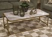 Manor Stone Coffee Table - Barr’s Furniture (Riverside CA)