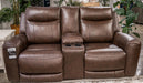 Gravier Power Reclining Loveseat with Console - Barr’s Furniture (Riverside CA)