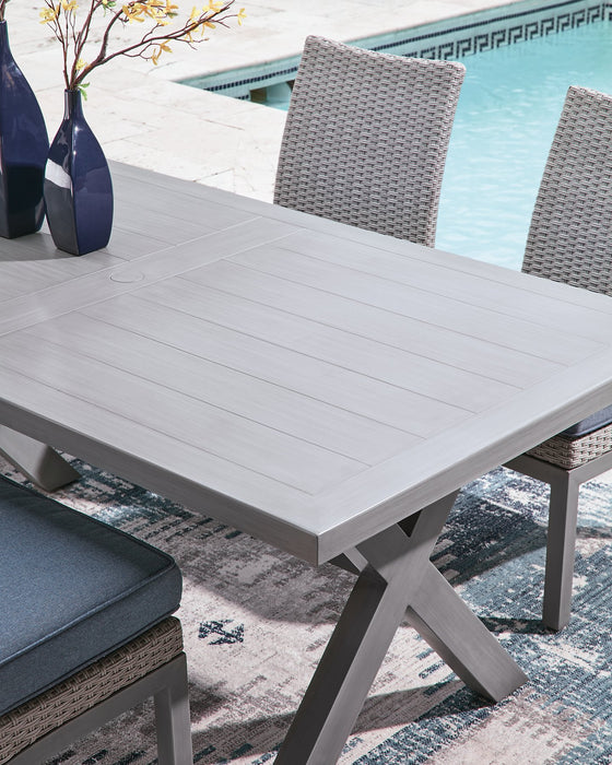 Half Moon Beach Outdoor Dining Table - Barr’s Furniture (Riverside CA)