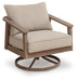 Harmony Headlands Outdoor Swivel Lounge with Cushion - Barr’s Furniture (Riverside CA)