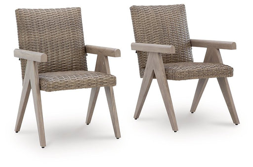 Cliff Trails Outdoor Arm Chair (Set of 2) - Barr’s Furniture (Riverside CA)