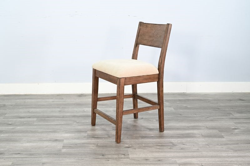 Barstool, 24”H, Cushion Seat - Barr’s Furniture (Riverside CA)