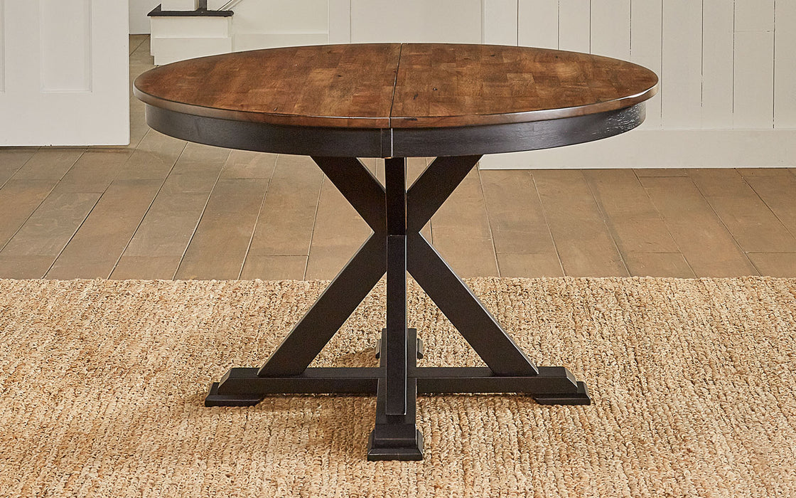 Stormy Ridge Round Top Oval Table