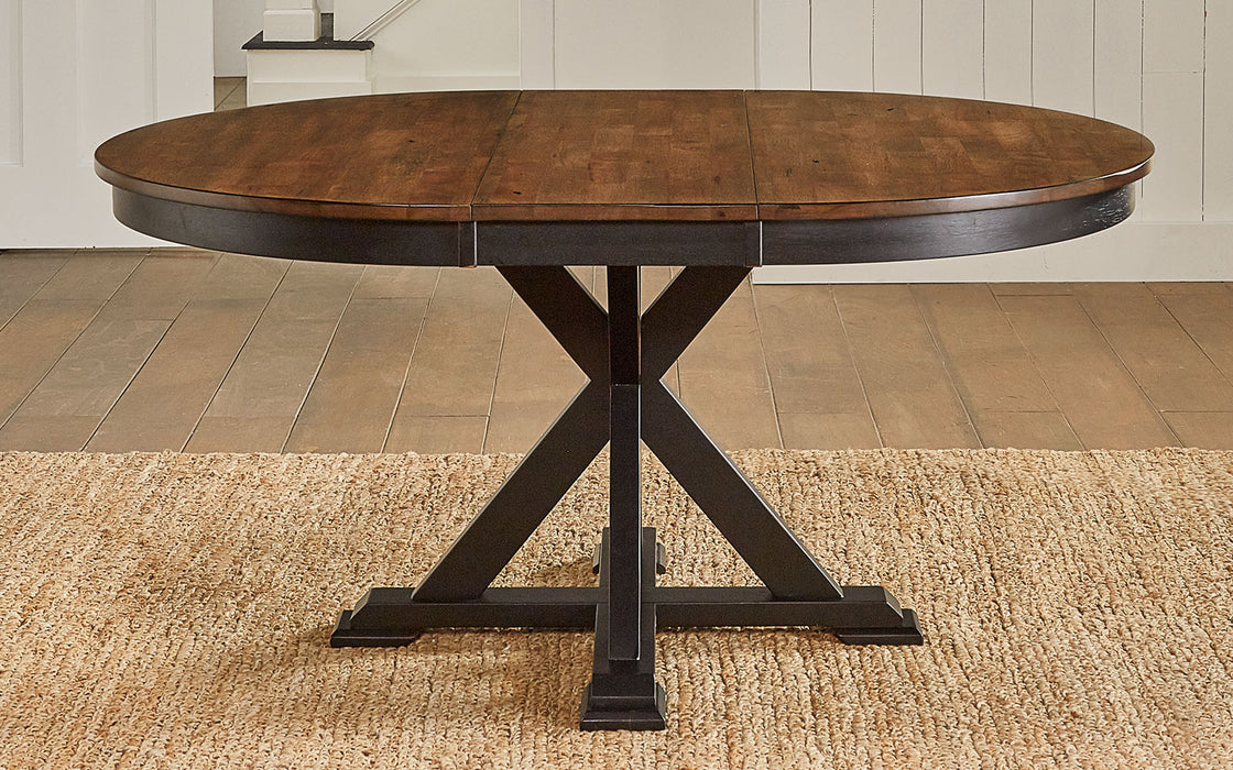 Stormy Ridge Round Top Oval Table