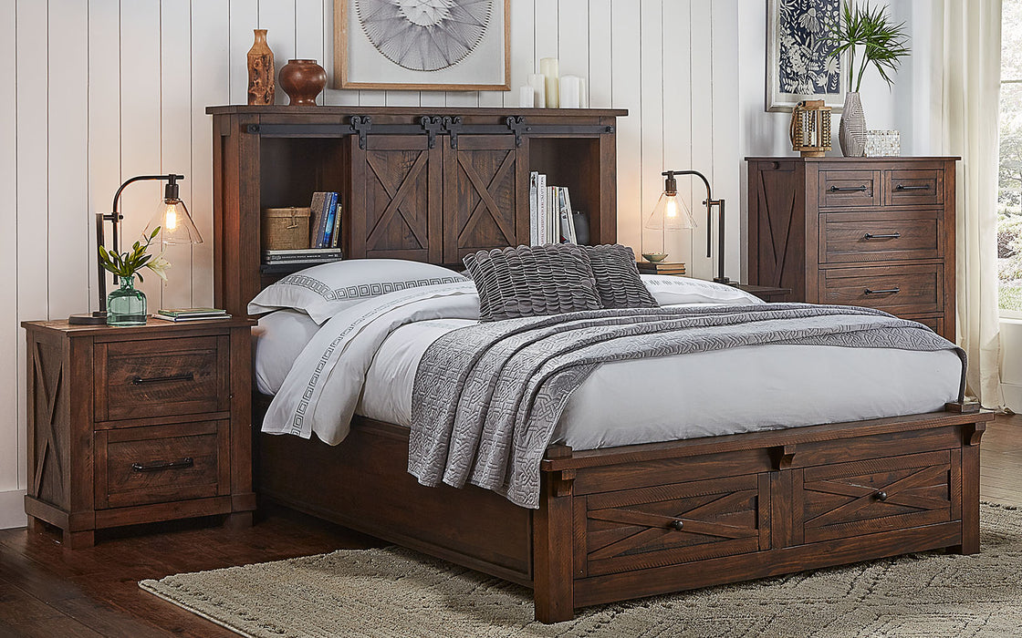 Sun Valley-Rustic Timber Bedroom Set Collection