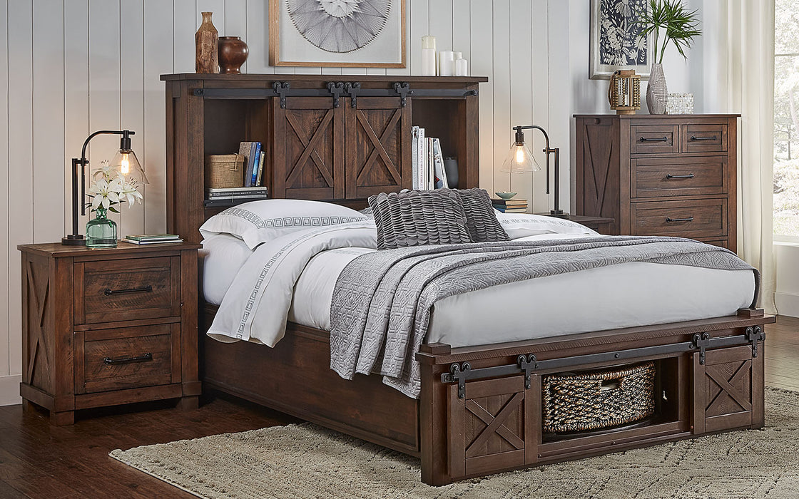 Sun Valley-Rustic Timber Bedroom Set Collection