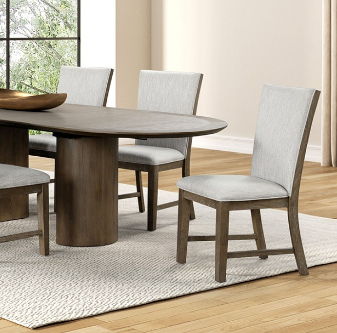 Clements 9-Piece: Table + 8 Chairs