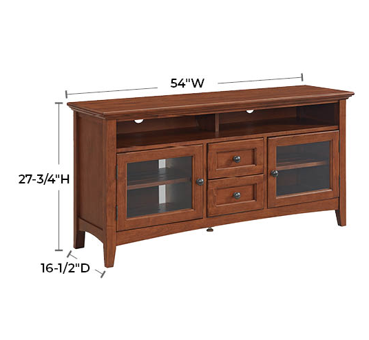 McKenzie 54"W Sound Bar Media Console