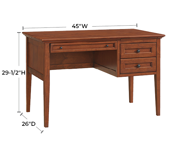 McKenzie 3‑Drawer Desk