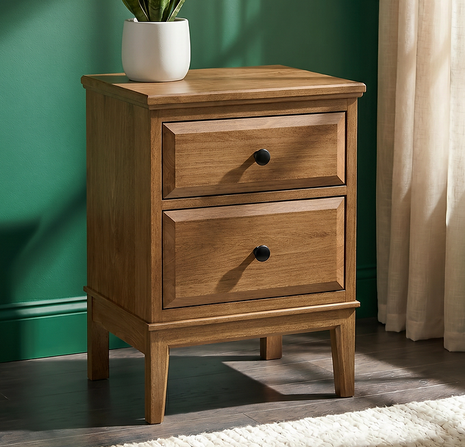 Virginia Small 2-Drawer Nightstand