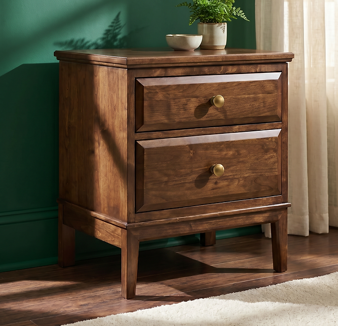 Virginia 2-Drawer Nightstand