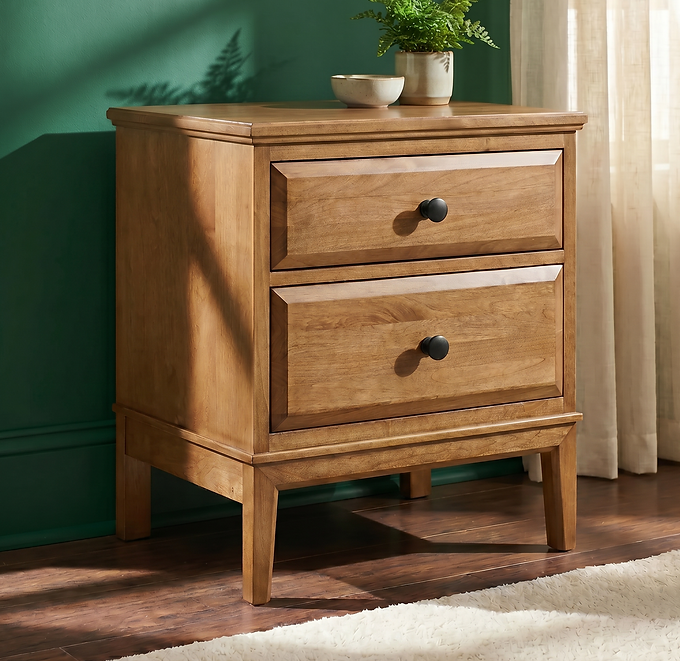 Virginia 2-Drawer Nightstand