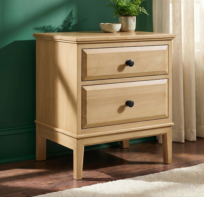 Virginia 2-Drawer Nightstand