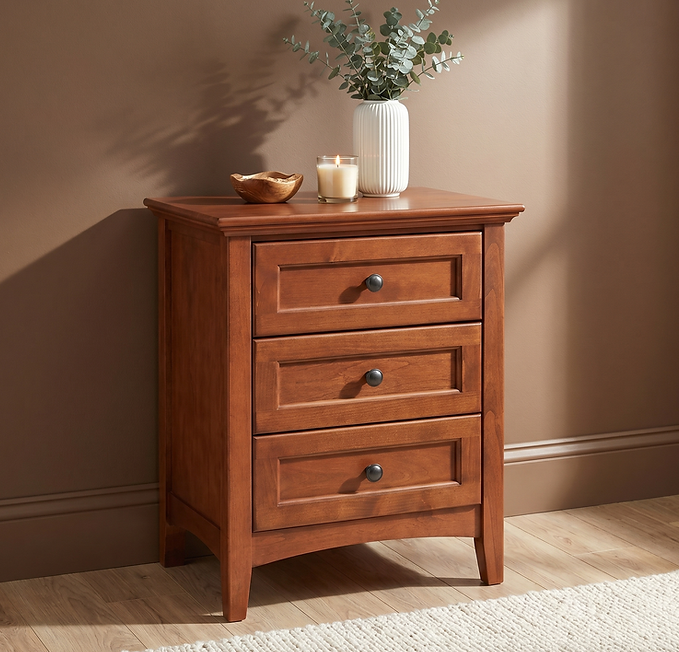 McKenzie 3-Drawer Nightstand