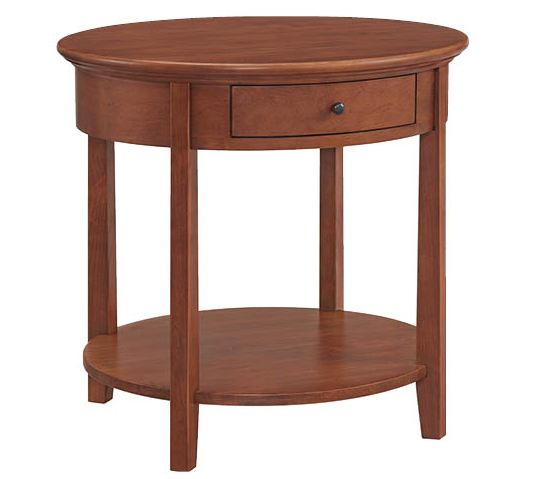 McKenzie Round End Table (26"D)
