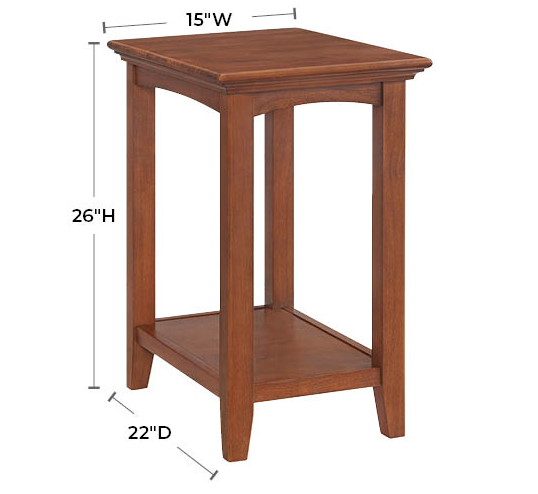 McKenzie Round Side Table (19‑1/2"D)