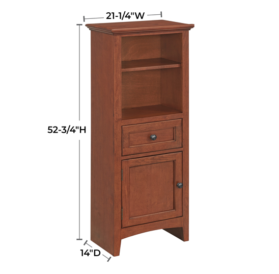 McKenzie Bookcase Headboard Piers