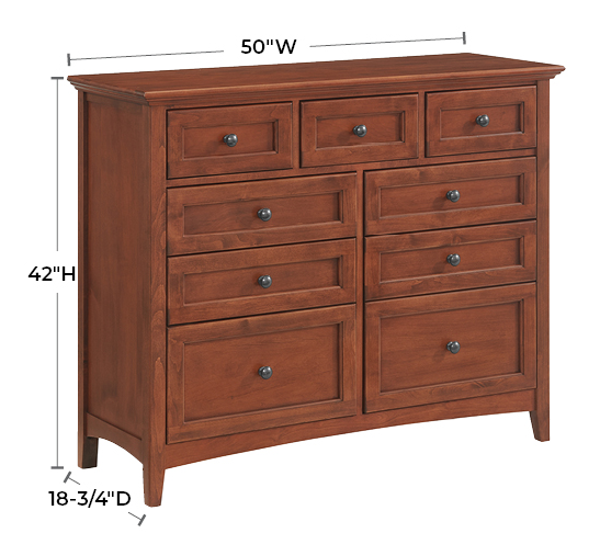 McKenzie 9‑Drawer Dresser