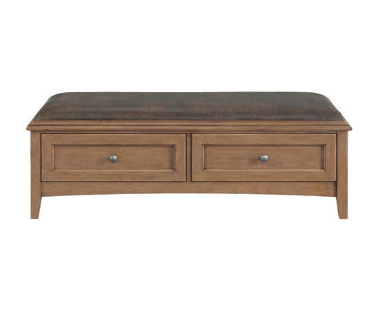 McKenzie 2‑Drawer Bench