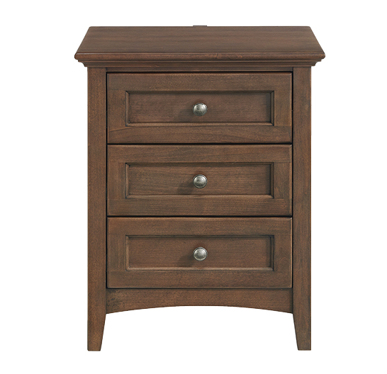 McKenzie 3‑Drawer Nightstand