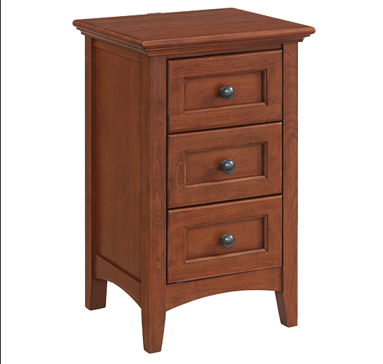 McKenzie Small 3‑Drawer Nightstand