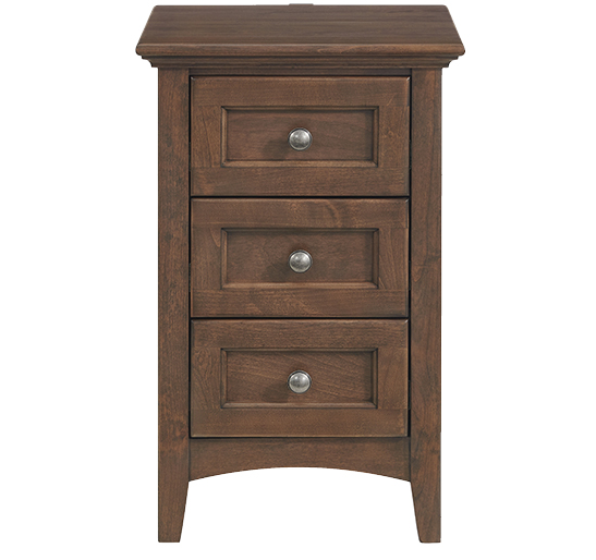 McKenzie Small 3‑Drawer Nightstand